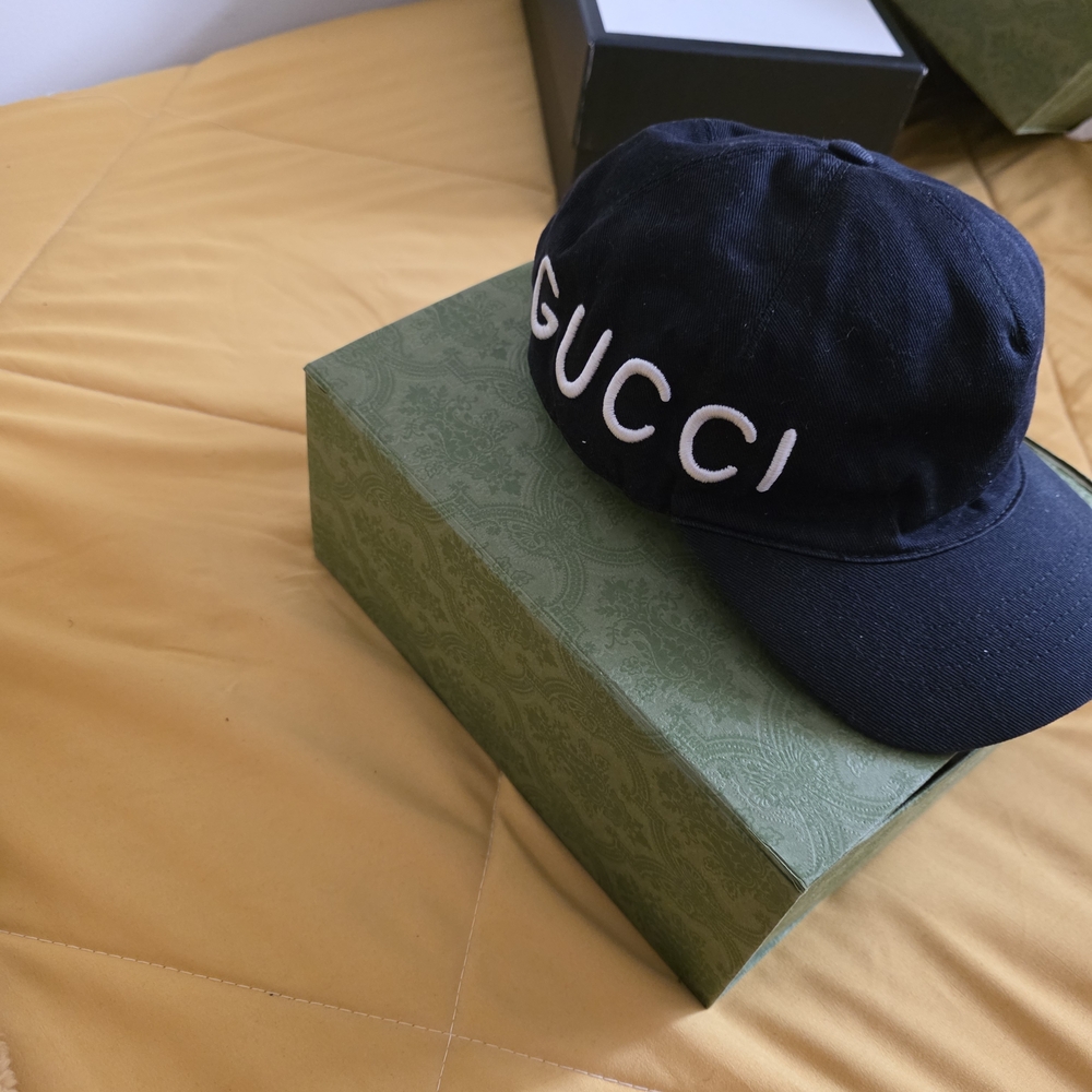 Authentic Gucci Black Cap